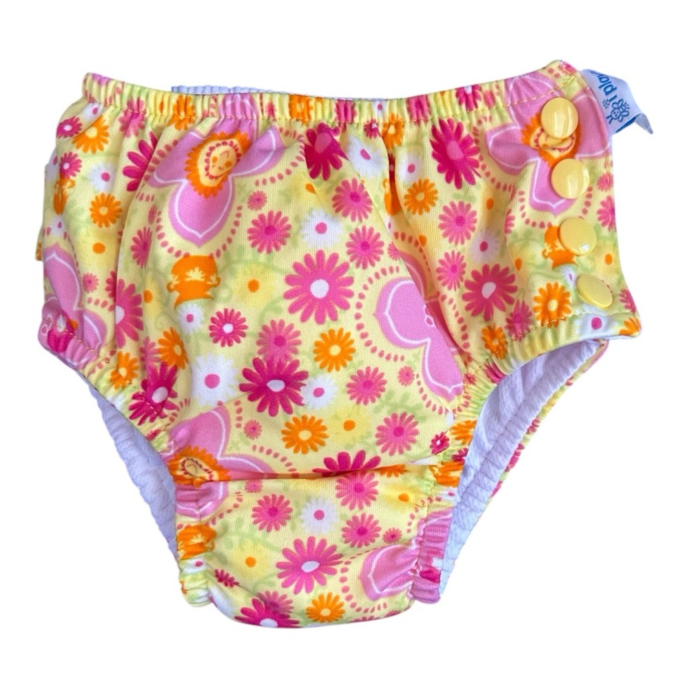 Iplay size 12 month floral Swim Diaper, nwt, new with tags